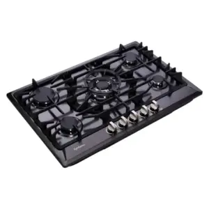 Cooktop a Gás Kyerbaino 5 Queimadores 30cm Aço Inoxidável Cooktop a Gás Kyerbaino 5 Queimadores 30cm Aço Inoxidável