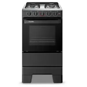 Fogão de Piso 4 Bocas Esmaltec Ideal Pop Mesa de Inox Forno 50L Limpa Fácil Cor Preto F4ISP Fogão de Piso 4 Bocas Esmaltec Ideal Pop Mesa de Inox Forno 50L Limpa Fácil Cor Preto F4ISP