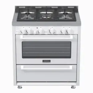 Fogão de Piso 5 Bocas Venax Temis a Gás Branco Gás GLP Fogão de Piso 5 Bocas Venax Temis a Gás Branco Gás GLP