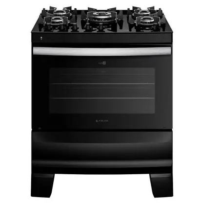 Fogão de Piso 5 Bocas Atlas Agile Up com Mesa de Vidro
