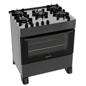 Fogão de Piso 5 Bocas Atlas Mônaco Top Glass Preto Bivolt Fogão de Piso 5 Bocas Atlas Mônaco Top Glass Preto Bivolt