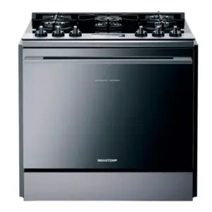 Fogão de Embutir 5 Bocas Brastemp com Mesa de Vidro e Touch Timer com Autodesligamento Cor Inox BYS5VCR Fogão de Embutir 5 Bocas Brastemp com Mesa de Vidro e Touch Timer com Autodesligamento Cor Inox BYS5VCR