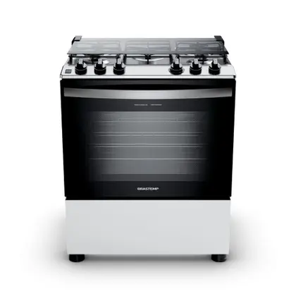 Fogão de Piso 5 Bocas Brastemp com Mesa Inox BFS5NDB