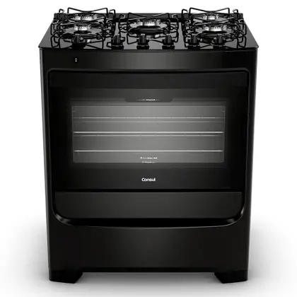 Fogão de Piso 5 Bocas Consul Glass com Acendimento Automático CFS5VBE