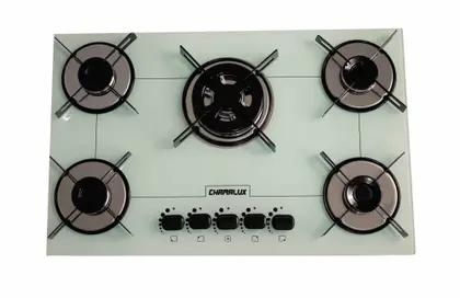 Cooktop a Gás Chamalux Premium 5 Bocas Tripla Chama Bivolt