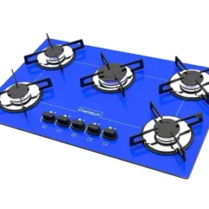 Cooktop a Gás Chamalux Premium 5 Bocas Ultra Chama Bivolt Cooktop a Gás Chamalux Premium 5 Bocas Ultra Chama Bivolt