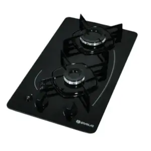 Fogão Cooktop a Gás Braslar Pop 2 Bocas Preto Mesa de Vidro Acendimento Automático Fogão Cooktop a Gás Braslar Pop 2 Bocas Preto Mesa de Vidro Acendimento Automático
