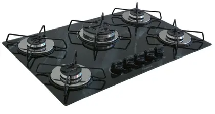 Cooktop a Gás Chamalar XP 5 Bocas Tripla Chama Bivolt