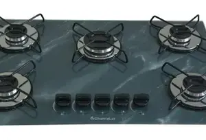 Fogão Cooktop 5 Bocas Chamalar XP Ultra Chama Bivolt Fogão Cooktop 5 Bocas Chamalar XP Ultra Chama Bivolt