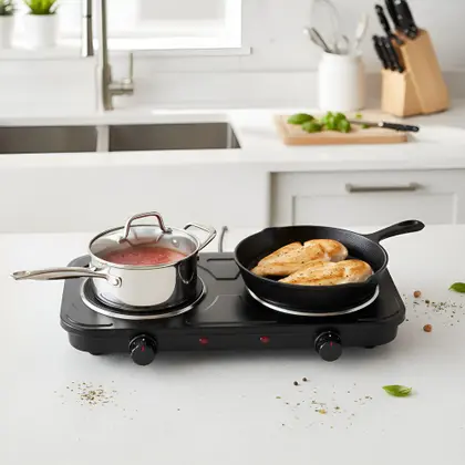 Cooktop de Indução Ertta 2 Bocas Preto 220V
