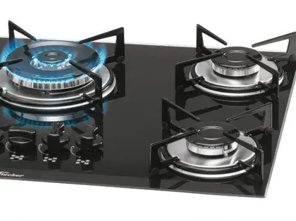 Fogão Cooktop 5 Bocas Fischer Tripla Chama 1743-5733