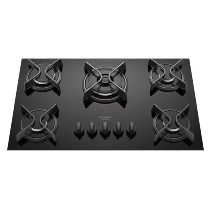Fogão Cooktop 5 Bocas Dako a Gás com Queimador Tripla Chama Bivolt