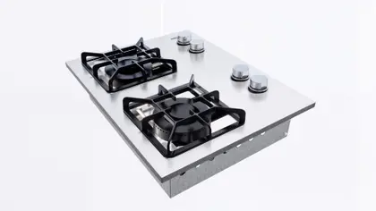 Fogão Cooktop Industrial Sevefort 2 Bocas Inox Chama Dupla