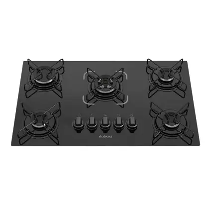 Cooktop a Gás Itatiaia Essencial 5 Bocas Tripla Chama