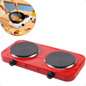 Fogão Cooktop Elétrico Bak 2 Bocas Portátil 2000W Chapa Linha Premium Fogão Cooktop Elétrico Bak 2 Bocas Portátil 2000W Chapa Linha Premium