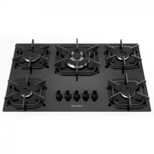 Cooktop a Gás Mueller 5 Bocas Tripla Chama Preto 601270003 Cooktop a Gás Mueller 5 Bocas Tripla Chama Preto 601270003
