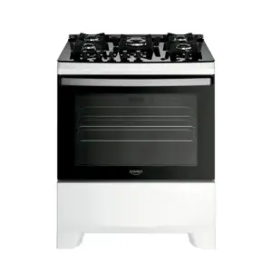 Fogão de Piso 5 Bocas Dako Supreme Glass com Mesa de Vidro e Tripla Chama Branco Bivolt