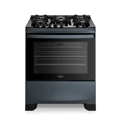 Fogão de Piso 5 Bocas Dako Supreme Timer Glass
