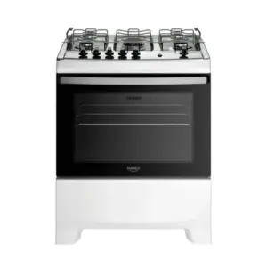 Fogão de Piso 5 Bocas Dako Supreme com Mesa Inox
