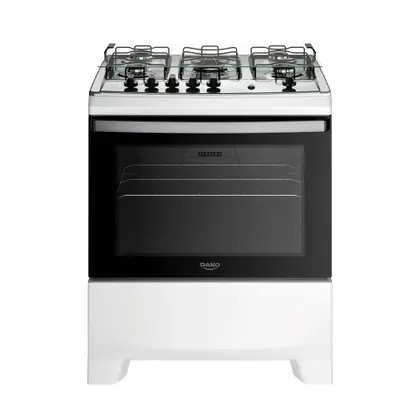 Fogão de Piso 5 Bocas Dako Supreme com Mesa Inox