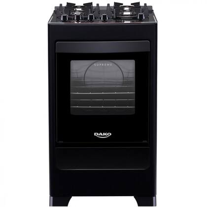 Fogão de Piso 4 Bocas Dako Supreme Glass