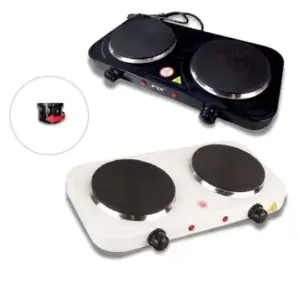 Fogão Elétrico Cooktop Fix 2 Bocas Portátil 2000 Watts