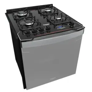 Fogão de Embutir 4 Bocas Dako Diplomata Grill Style Frente Espelhada e Timer Digital Cor Preto Bivolt Fogão de Embutir 4 Bocas Dako Diplomata Grill Style Frente Espelhada e Timer Digital Cor Preto Bivolt