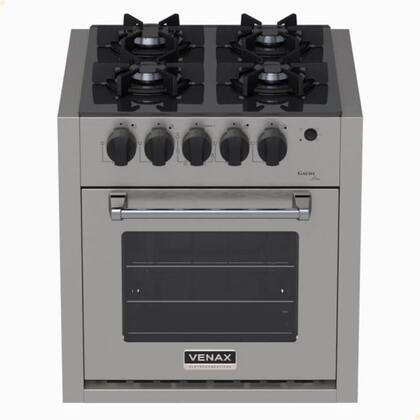 Fogão de Embutir 4 Bocas Venax Gaudi Line Forno 51,8L Acendimento Automático Cor Inox Gás GLP Bivolt 30299