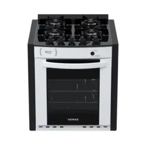 Fogão de Embutir 4 Bocas Venax Gaudi Prisma Vitreo BL Cor Branco Gás GLP Fogão de Embutir 4 Bocas Venax Gaudi Prisma Vitreo BL Cor Branco Gás GLP
