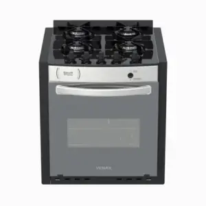 Fogão de Embutir 4 Bocas Venax Gaudi Prisma Vitreo EL Cor Inox Gás GLP Fogão de Embutir 4 Bocas Venax Gaudi Prisma Vitreo EL Cor Inox Gás GLP