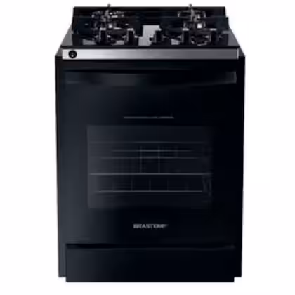 Fogão de Embutir 4 Bocas Brastemp Cor Preto Bivolt BYO4XAEUNA