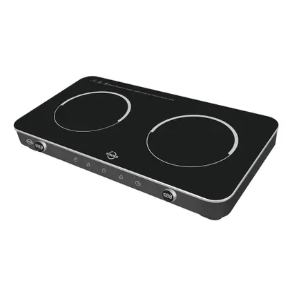 Cooktop de Indução Struics Portátil Double 2 Bocas 1800W Sensor Touch