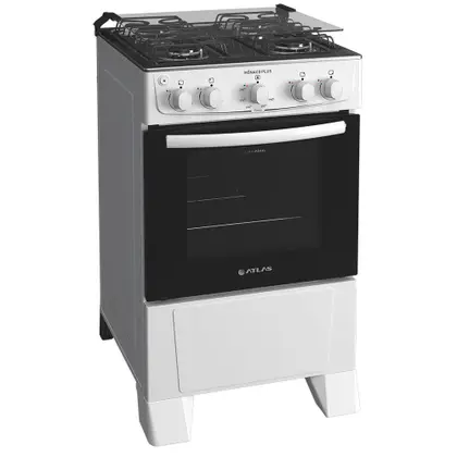 Fogão de Piso 4 Bocas Atlas Monaco Plus Acendimento Automático