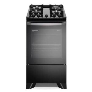 Fogão de Piso 4 Bocas Electrolux Experience com VaporBake Cor Preto Bivolt FE4GP Fogão de Piso 4 Bocas Electrolux Experience com VaporBake Cor Preto Bivolt FE4GP