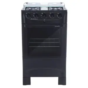 Fogão de Piso 4 Bocas Mueller Pertutti Plus Cor Preto Bivolt Fogão de Piso 4 Bocas Mueller Pertutti Plus Cor Preto Bivolt