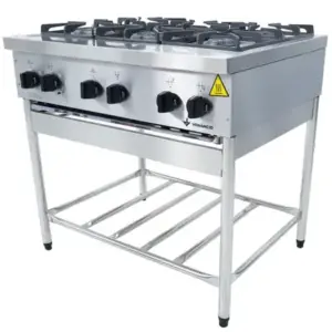 Fogão Industrial 6 Bocas Venâncio Don Bidone com Pé FDB6P Fogão Industrial 6 Bocas Venâncio Don Bidone com Pé FDB6P