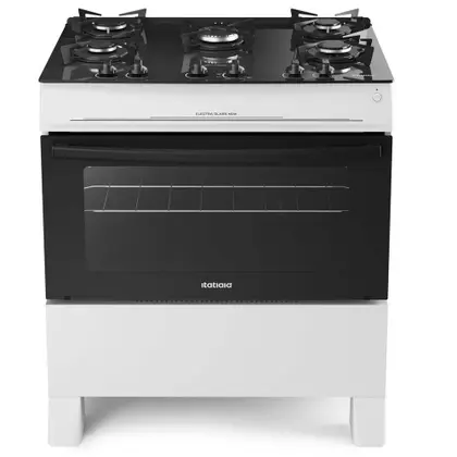 Fogão de Piso 5 Bocas Itatiaia Electra Glass New Branco