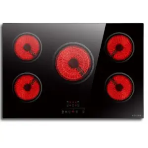 Cooktop Elétrico Noxton 5 Queimadores 30cm Sensor Touch 220V Cooktop Elétrico Noxton 5 Queimadores 30cm Sensor Touch 220V