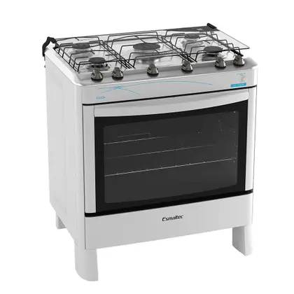 Fogão de Piso 5 Bocas Esmaltec Ágata Branco