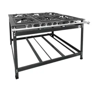 Fogão Industrial 6 Bocas MR Fogões 3 Simples Luxo Baixa Pressão 40×40 P8 Fogão Industrial 6 Bocas MR Fogões 3 Simples Luxo Baixa Pressão 40×40 P8