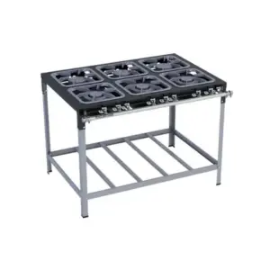Fogão Industrial 6 Bocas Metalmaq 30×30 S2000 Fogão Industrial 6 Bocas Metalmaq 30×30 S2000