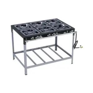 Fogão Industrial 6 Bocas Metalmaq Stori Max DUO 30×30 Fogão Industrial 6 Bocas Metalmaq Stori Max DUO 30×30