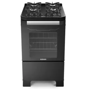 Fogão de Piso 4 Bocas Itatiaia Itamaster Cor Preto