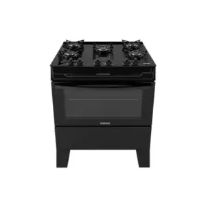 Fogão de Piso 5 Bocas Itatiaia Electra Glass Plus com Mesa de Vidro Fogão de Piso 5 Bocas Itatiaia Electra Glass Plus com Mesa de Vidro