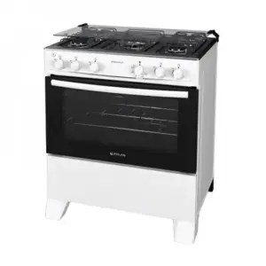 Fogão de Piso 5 Bocas Atlas Mônaco Plus Automático Branco Bivolt Fogão de Piso 5 Bocas Atlas Mônaco Plus Automático Branco Bivolt