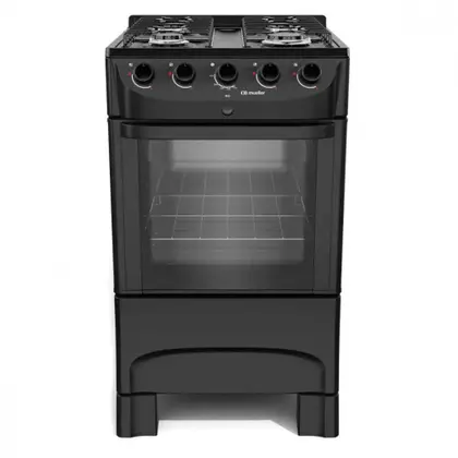 Fogão de Piso 4 Bocas Mueller Mesa Esmaltada MFI4BC