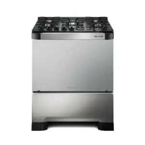 Fogão de Piso 5 Bocas Mueller Decorato Vetro Inox Bivolt Fogão de Piso 5 Bocas Mueller Decorato Vetro Inox Bivolt