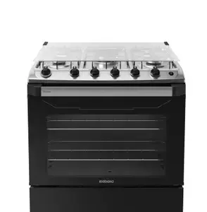 Fogão de Piso 5 Bocas Itatiaia New Dream Preto Fogão de Piso 5 Bocas Itatiaia New Dream Preto