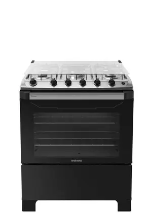 Fogão de Piso 5 Bocas Itatiaia New Dream Preto