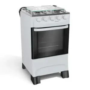 Fogão de Piso 4 Bocas Mueller Acendimento Manual Cor Branco MFI4BA Fogão de Piso 4 Bocas Mueller Acendimento Manual Cor Branco MFI4BA